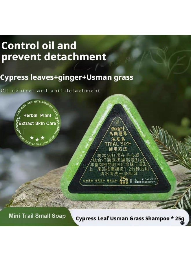 Seven Green صابون الشعر العشبي الصيني الأخضر سبعة 120غ – تركيبة تقوية وتغذية لفروة الرأس - Image 4